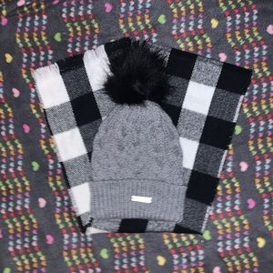 women’s hat and scarf